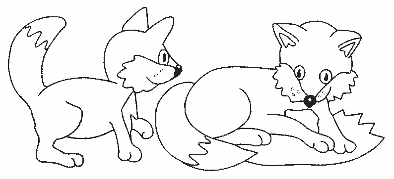Coloring page: Fox (Animals) #15012 - Free Printable Coloring Pages
