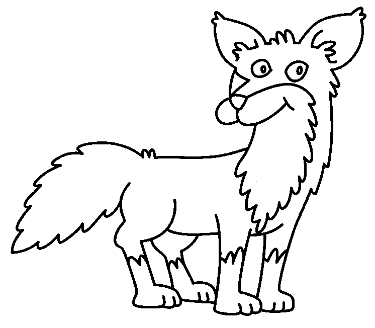 Coloring page: Fox (Animals) #15016 - Free Printable Coloring Pages