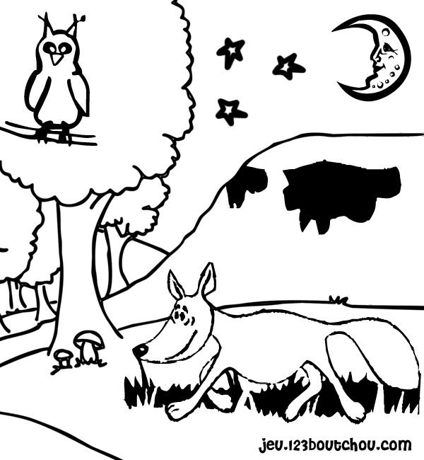 Coloring page: Fox (Animals) #15033 - Free Printable Coloring Pages