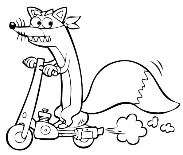Coloring page: Fox (Animals) #15126 - Free Printable Coloring Pages