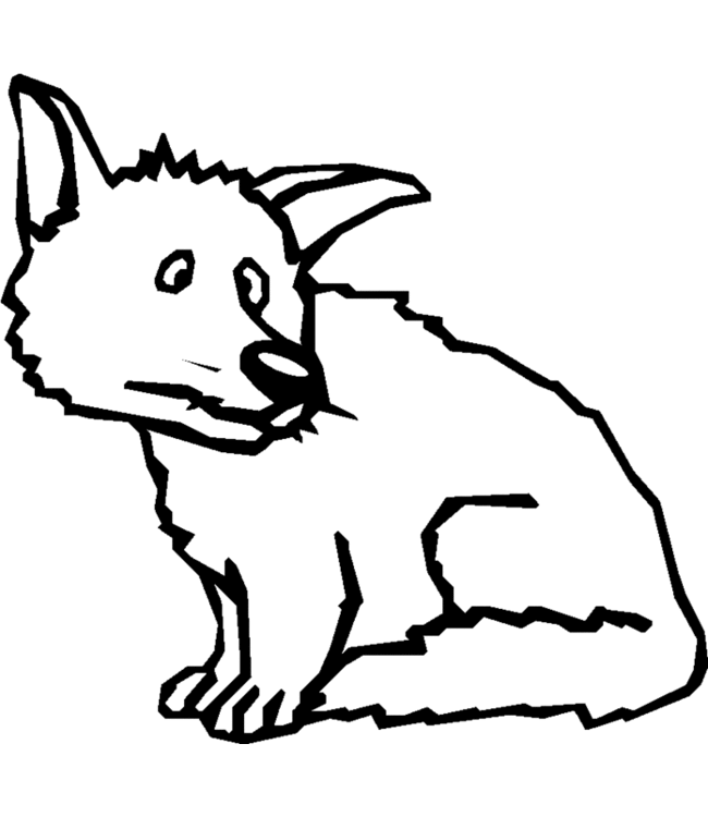 Coloring page: Fox (Animals) #15128 - Free Printable Coloring Pages