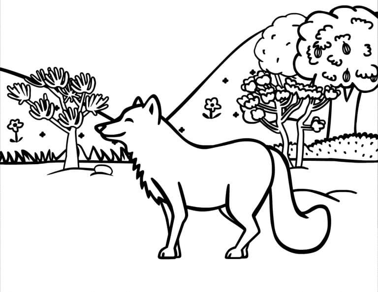 Free printable Fox coloring page #179477 from Animals collection