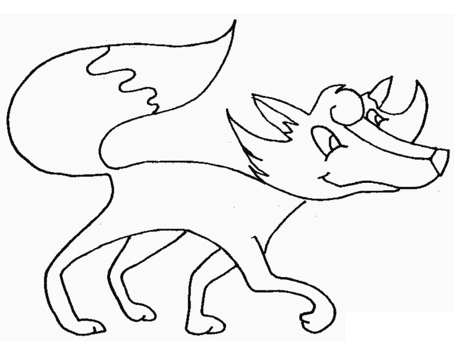 Free printable Fox coloring page #179479 from Animals collection