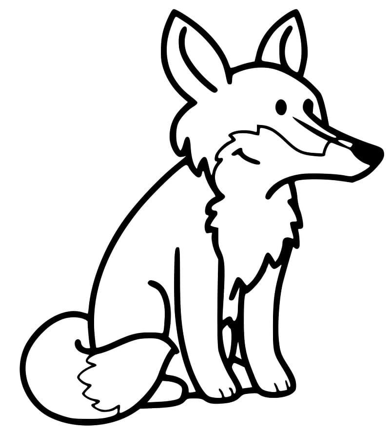 Free printable Fox coloring page #179491 from Animals collection