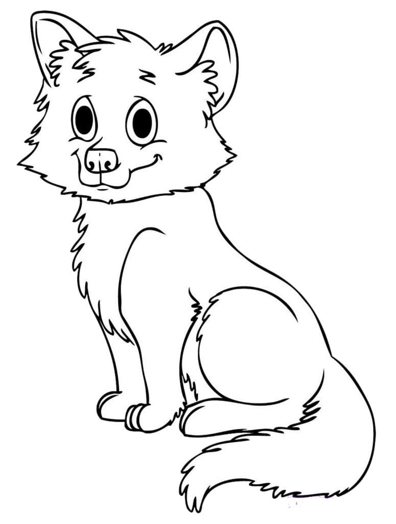 Free printable Fox coloring page #179492 from Animals collection