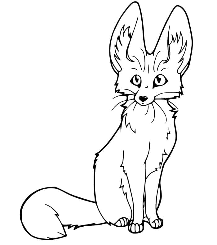 Free printable Fox coloring page #179500 from Animals collection