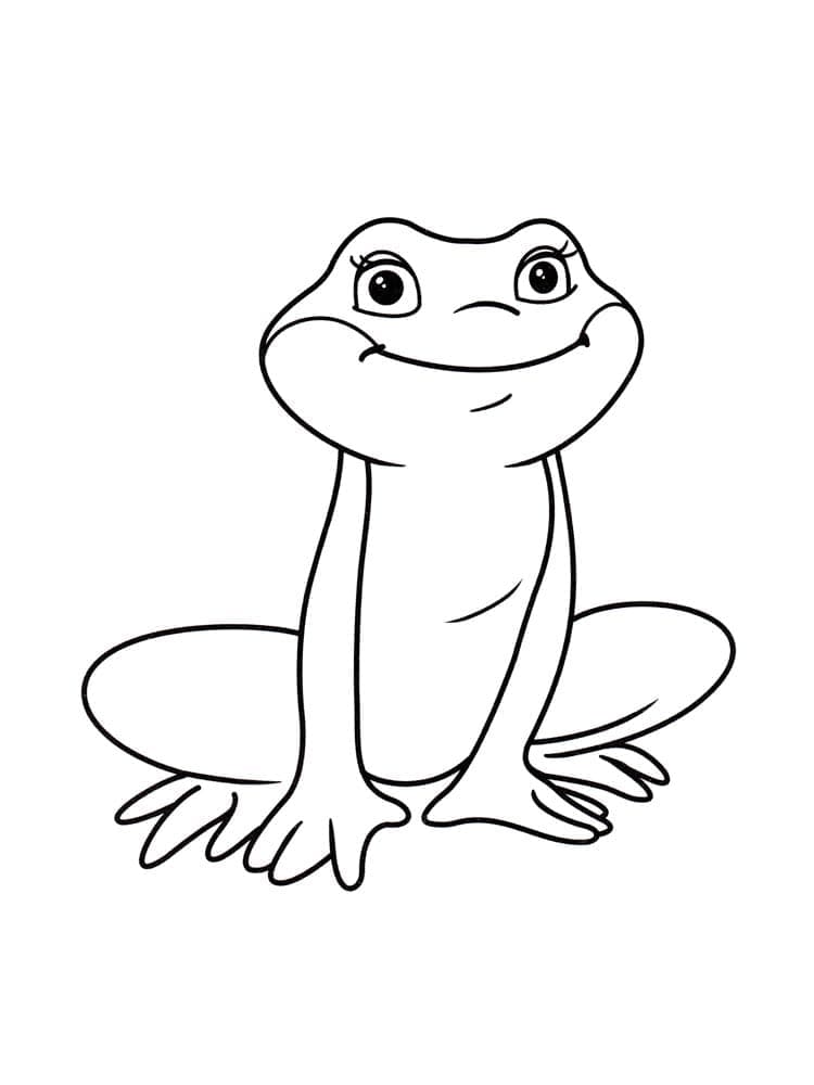 Free printable Frog coloring page #187281 from Animals collection Free printable Frog coloring page #187281 from Animals collection