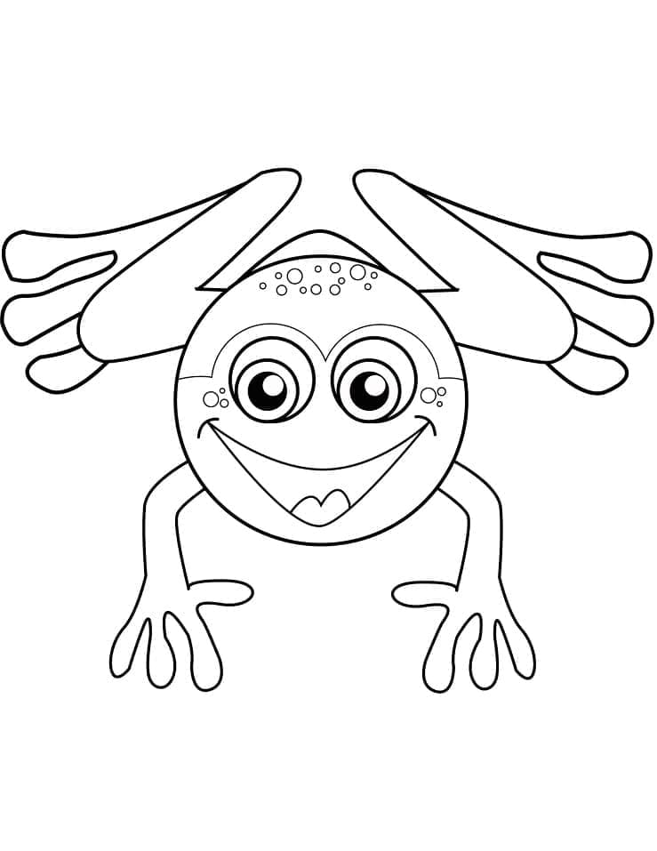 Free printable Frog coloring page #187295 from Animals collection