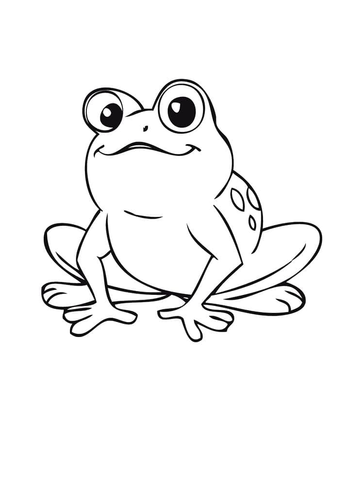 Free printable Frog coloring page #187315 from Animals collection