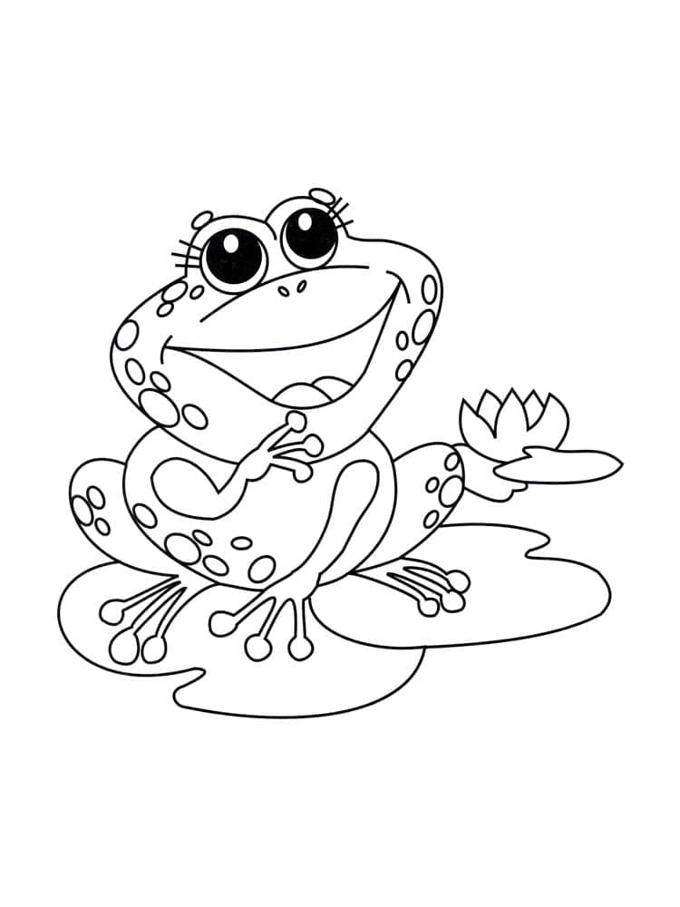 Free printable Frog coloring page #187339 from Animals collection