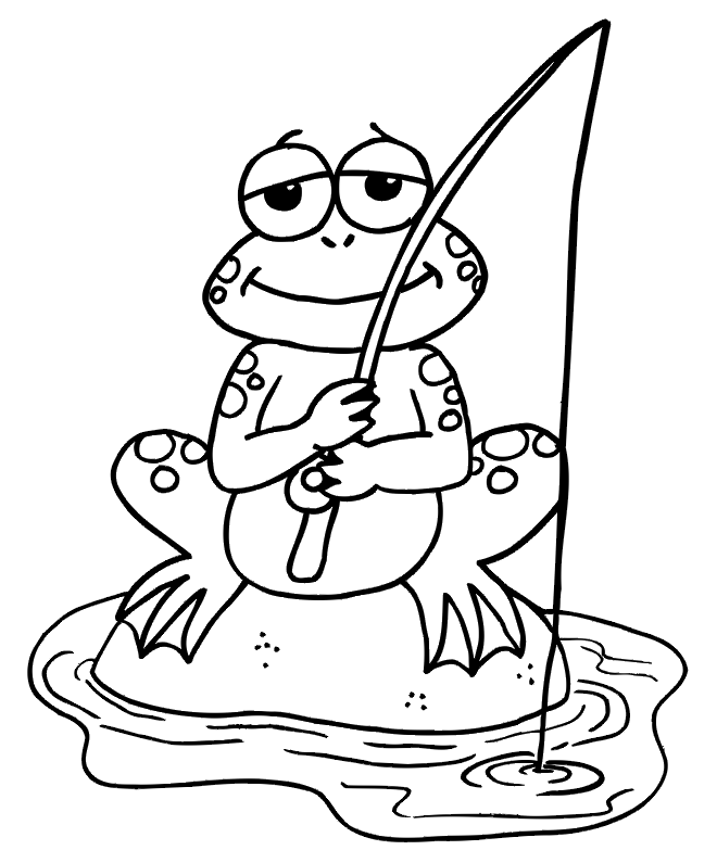Coloring page: Frog (Animals) #7589 - Free Printable Coloring Pages