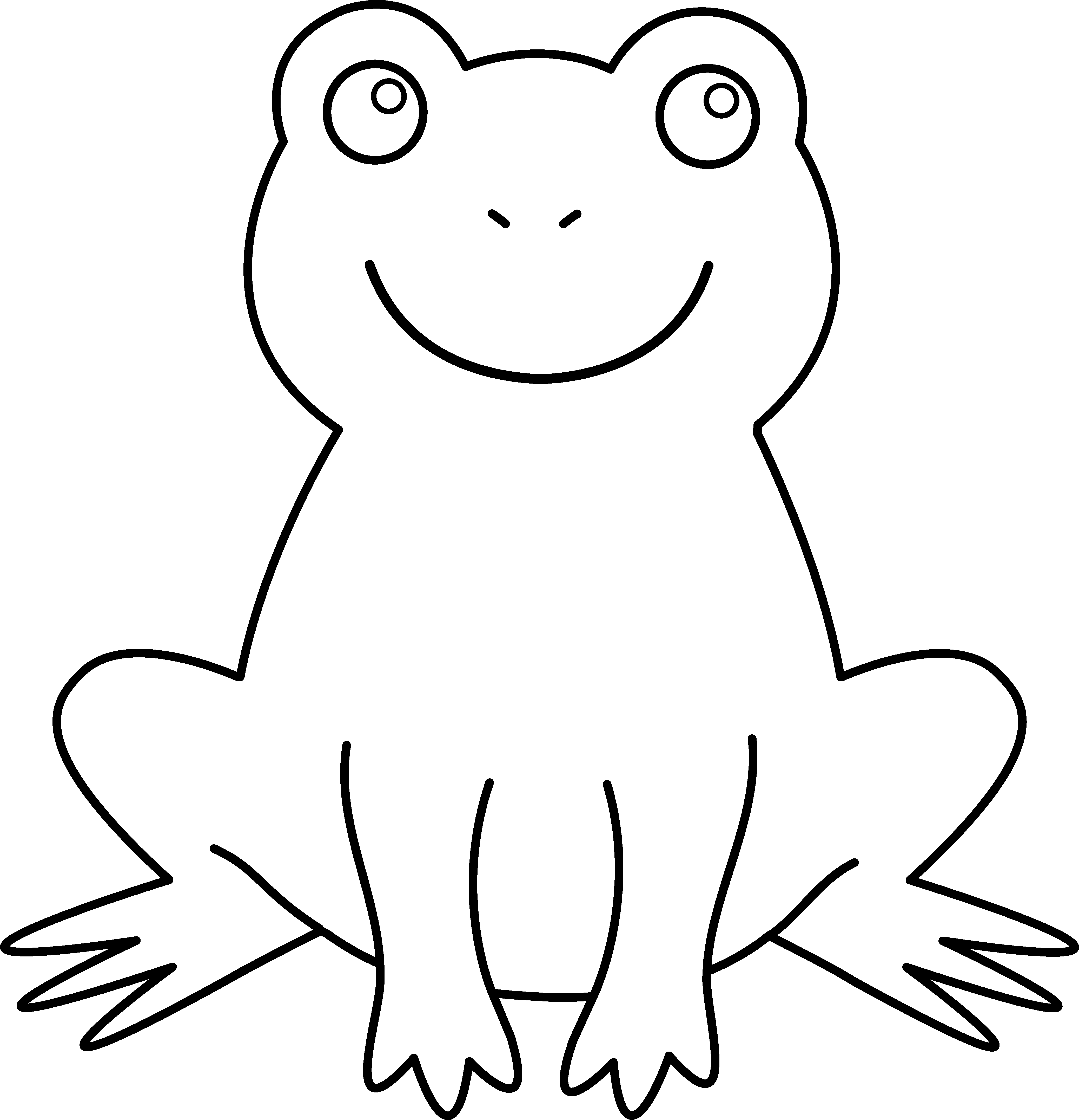 Coloring page: Frog (Animals) #7600 - Free Printable Coloring Pages