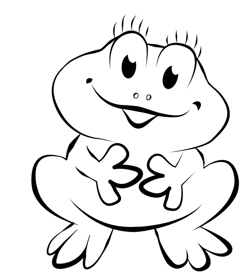 Coloring page: Frog (Animals) #7603 - Free Printable Coloring Pages