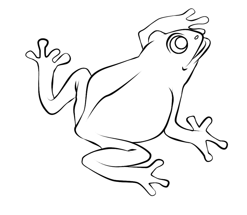 Coloring page: Frog (Animals) #7627 - Free Printable Coloring Pages