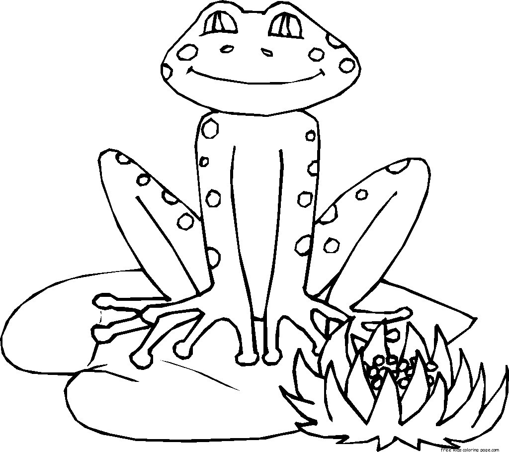 Coloring page: Frog (Animals) #7632 - Free Printable Coloring Pages