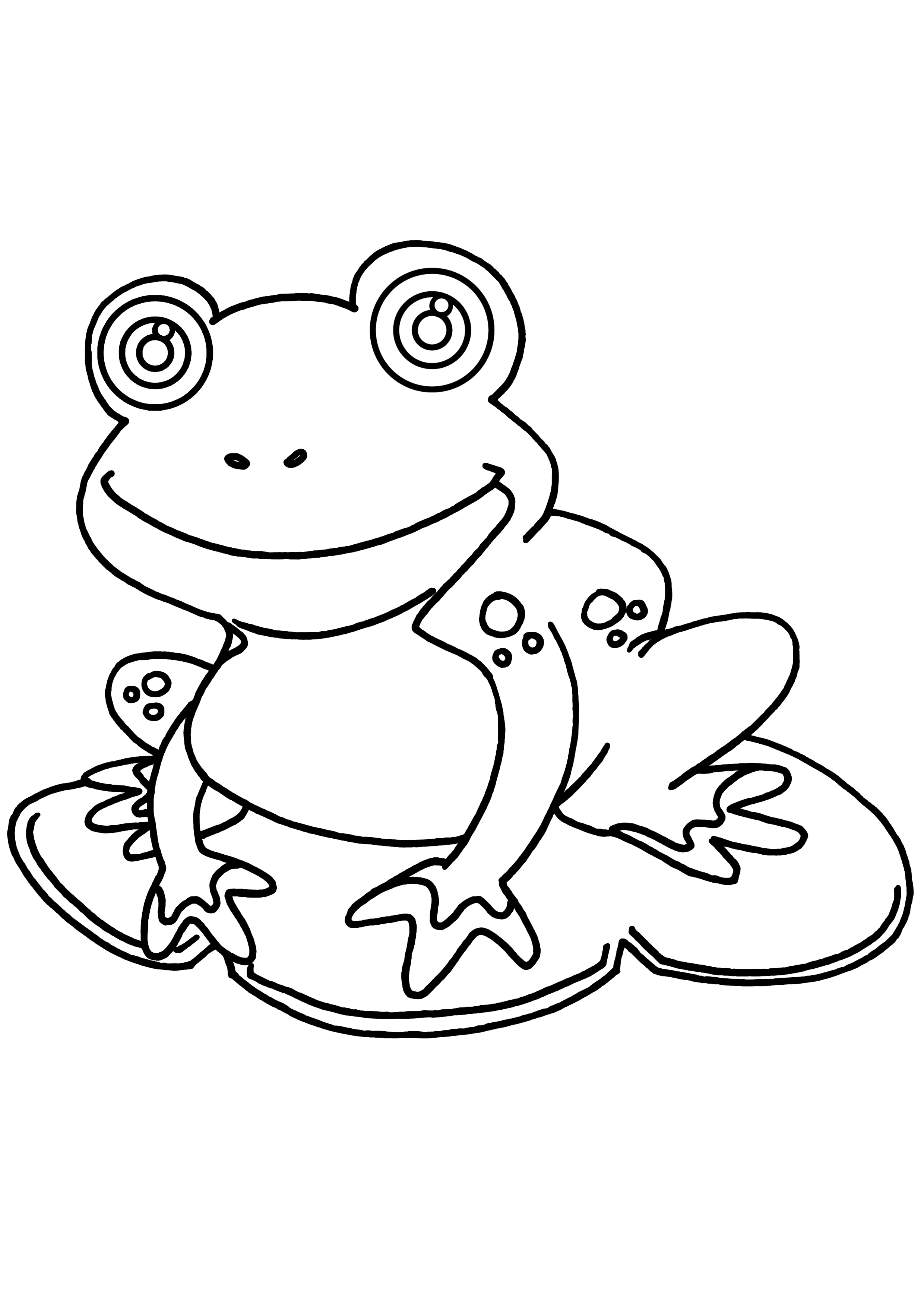 Coloring page: Frog (Animals) #7639 - Free Printable Coloring Pages