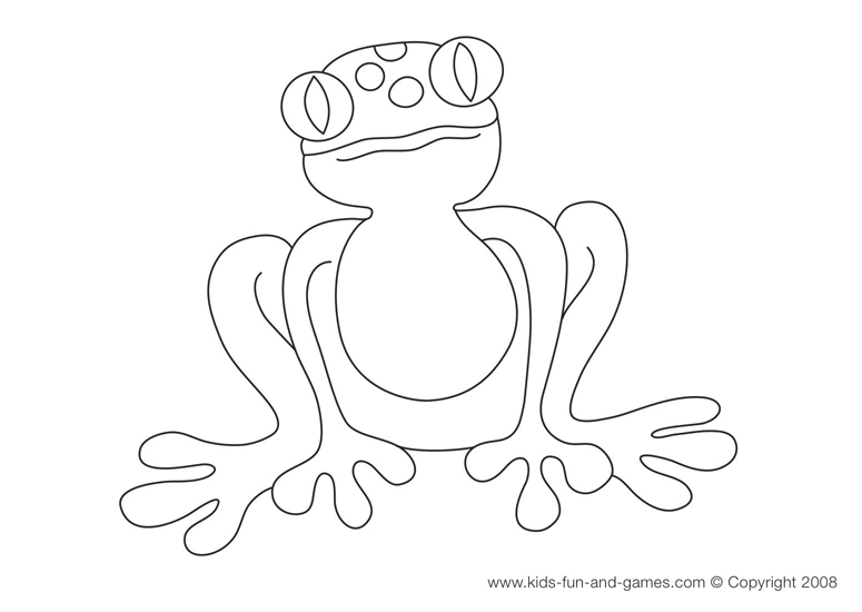 Coloring page: Frog (Animals) #7645 - Free Printable Coloring Pages