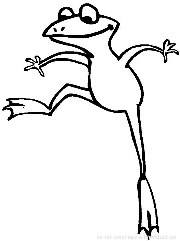 Coloring page: Frog (Animals) #7651 - Free Printable Coloring Pages