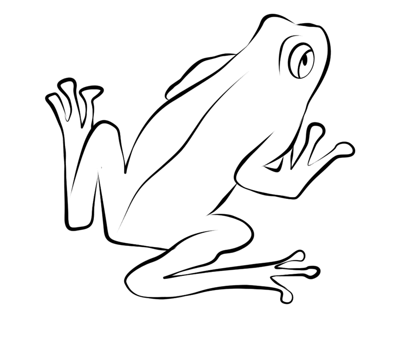 Coloring page: Frog (Animals) #7684 - Free Printable Coloring Pages