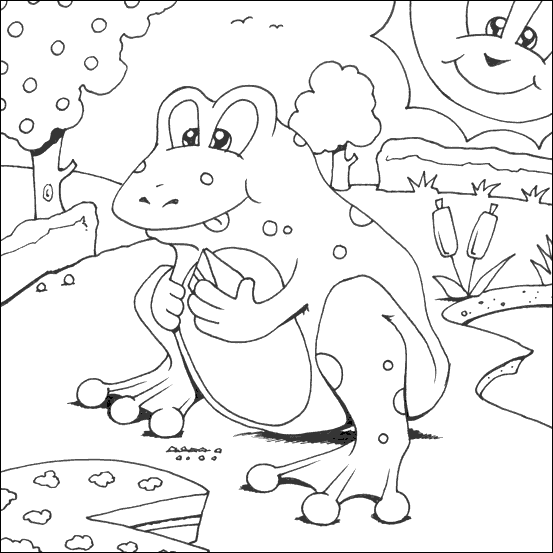 Coloring page: Frog (Animals) #7692 - Free Printable Coloring Pages