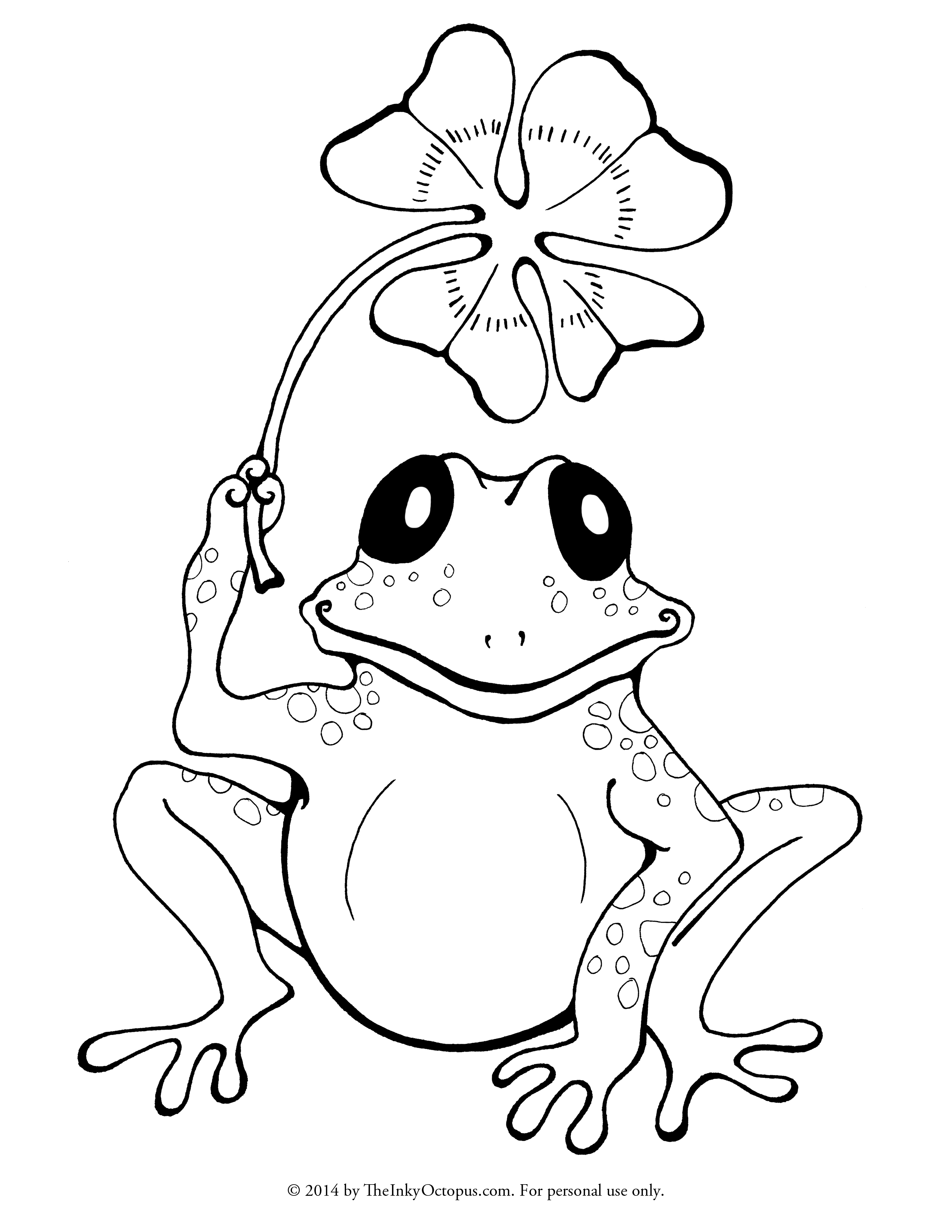Coloring page: Frog (Animals) #7728 - Free Printable Coloring Pages