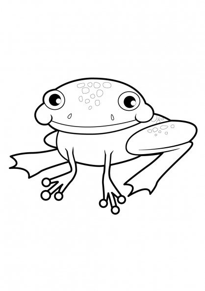 Coloring page: Frog (Animals) #7745 - Free Printable Coloring Pages