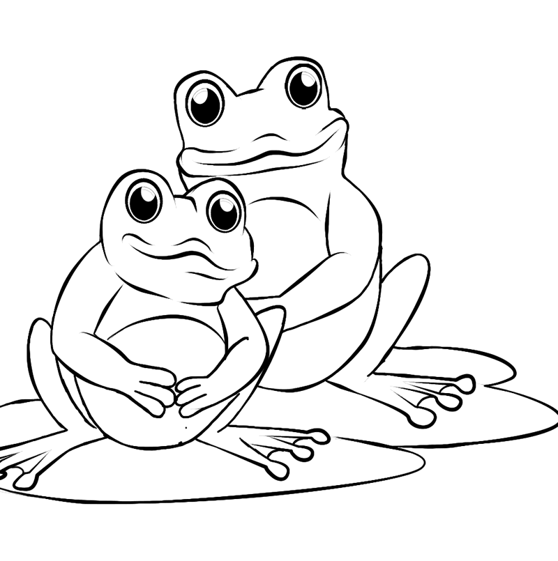 Coloring page: Frog (Animals) #7748 - Free Printable Coloring Pages