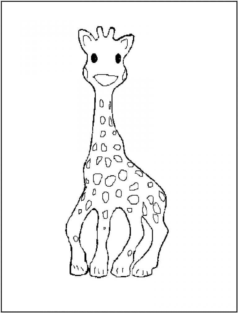 Free printable Giraffe coloring page #177588 from Animals collection
