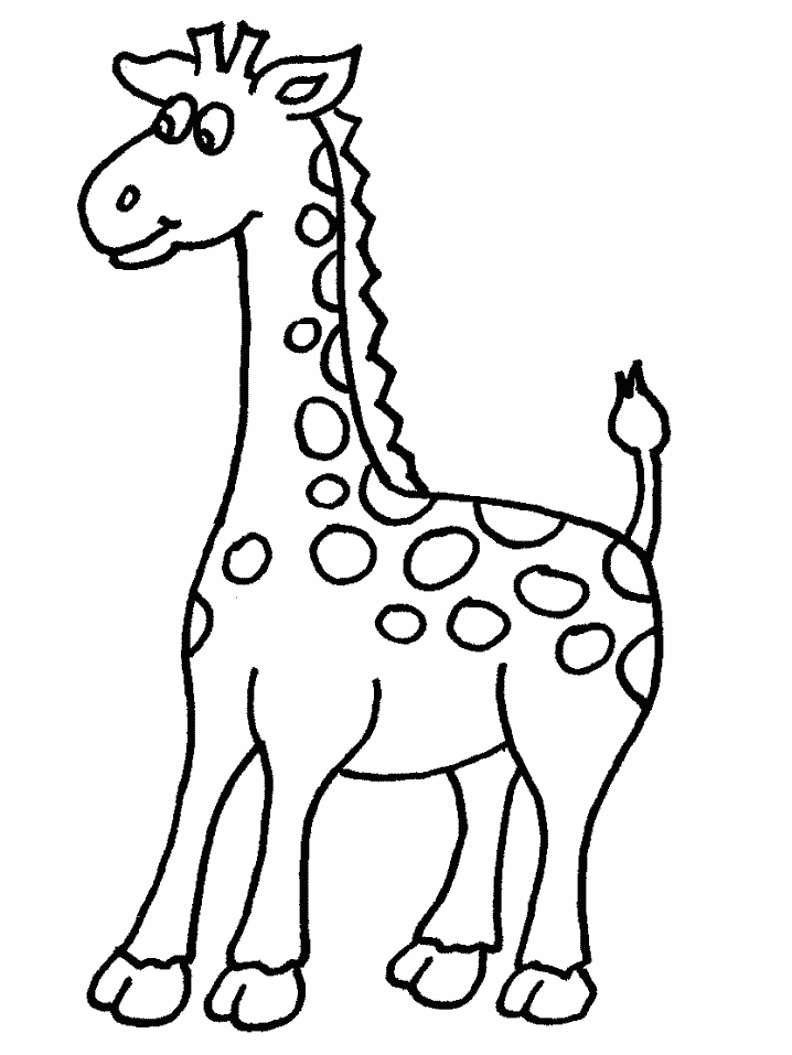 Coloring page: Giraffe (Animals) #7218 - Free Printable Coloring Pages