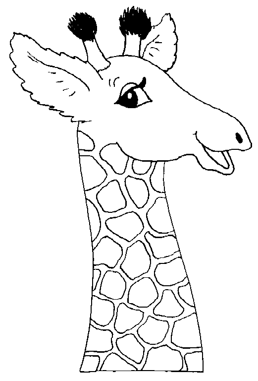 Coloring page: Giraffe (Animals) #7221 - Free Printable Coloring Pages