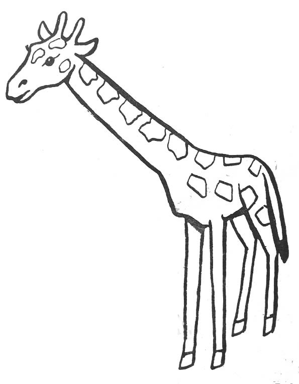 Coloring page: Giraffe (Animals) #7230 - Free Printable Coloring Pages