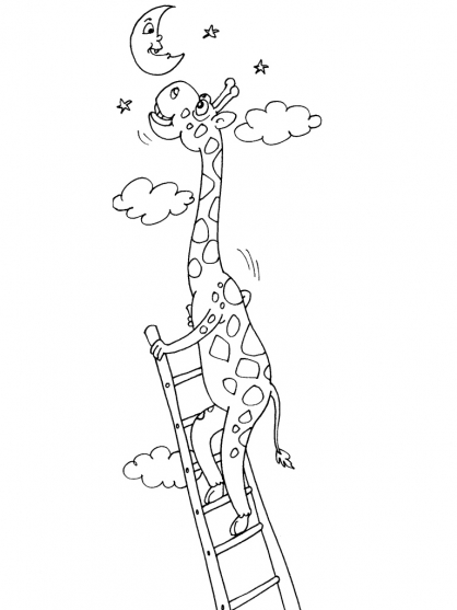 Coloring page: Giraffe (Animals) #7251 - Free Printable Coloring Pages