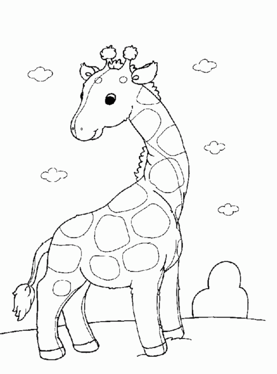 Coloring page: Giraffe (Animals) #7253 - Free Printable Coloring Pages