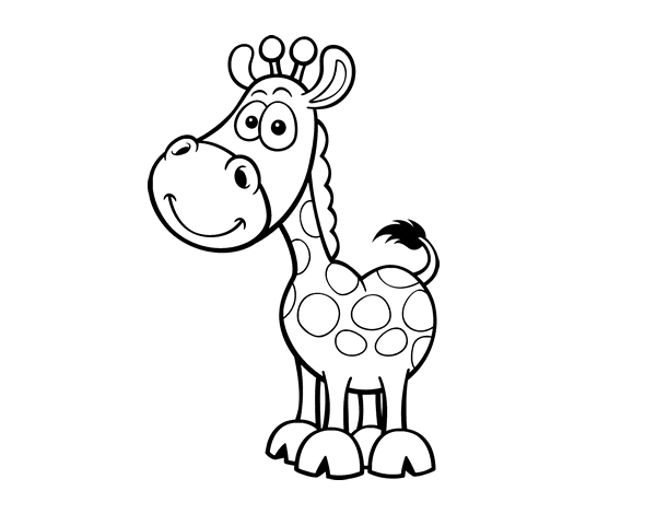 Coloring page: Giraffe (Animals) #7280 - Free Printable Coloring Pages