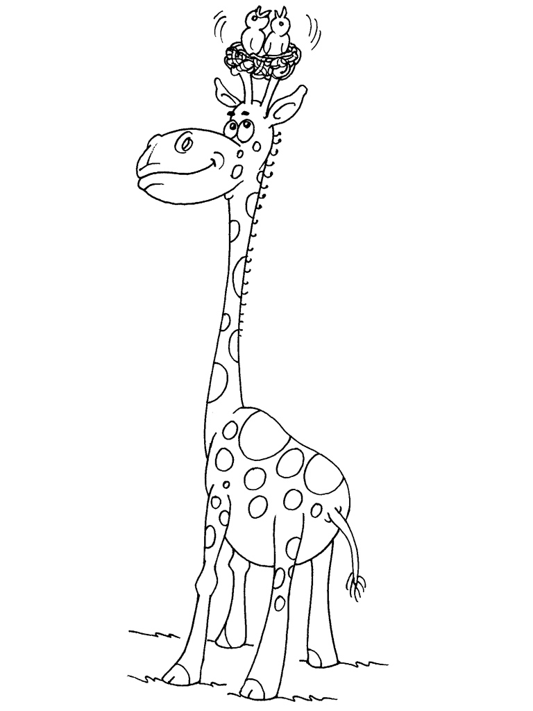 Coloring page: Giraffe (Animals) #7284 - Free Printable Coloring Pages