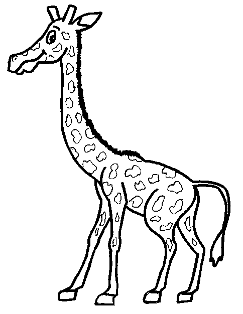 Coloring page: Giraffe (Animals) #7294 - Free Printable Coloring Pages