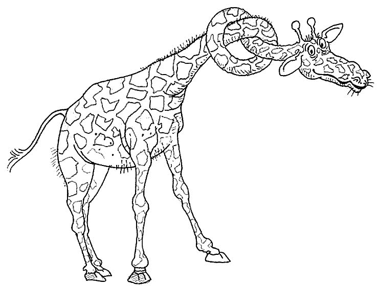 Coloring page: Giraffe (Animals) #7301 - Free Printable Coloring Pages