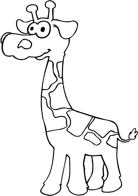Coloring page: Giraffe (Animals) #7314 - Free Printable Coloring Pages