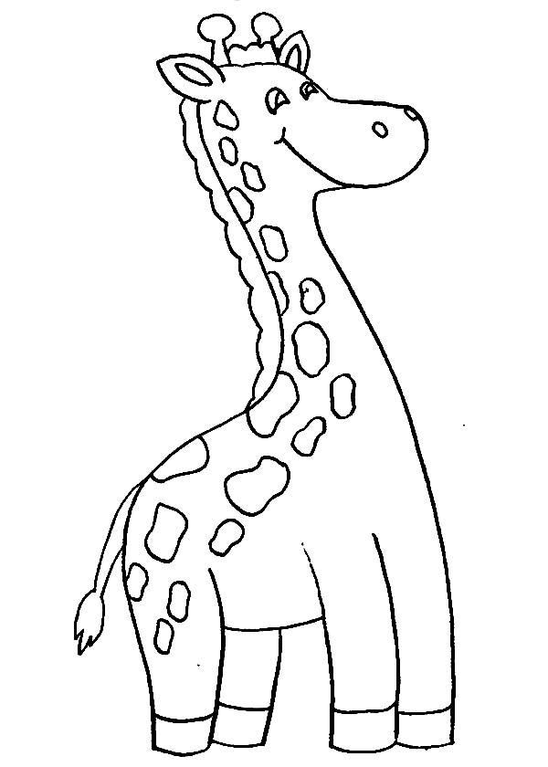Coloring page: Giraffe (Animals) #7343 - Free Printable Coloring Pages