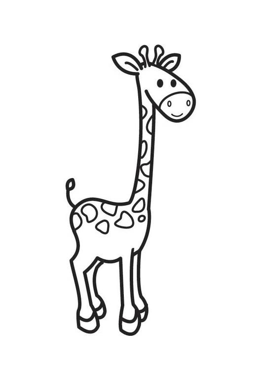 Coloring page: Giraffe (Animals) #7357 - Free Printable Coloring Pages