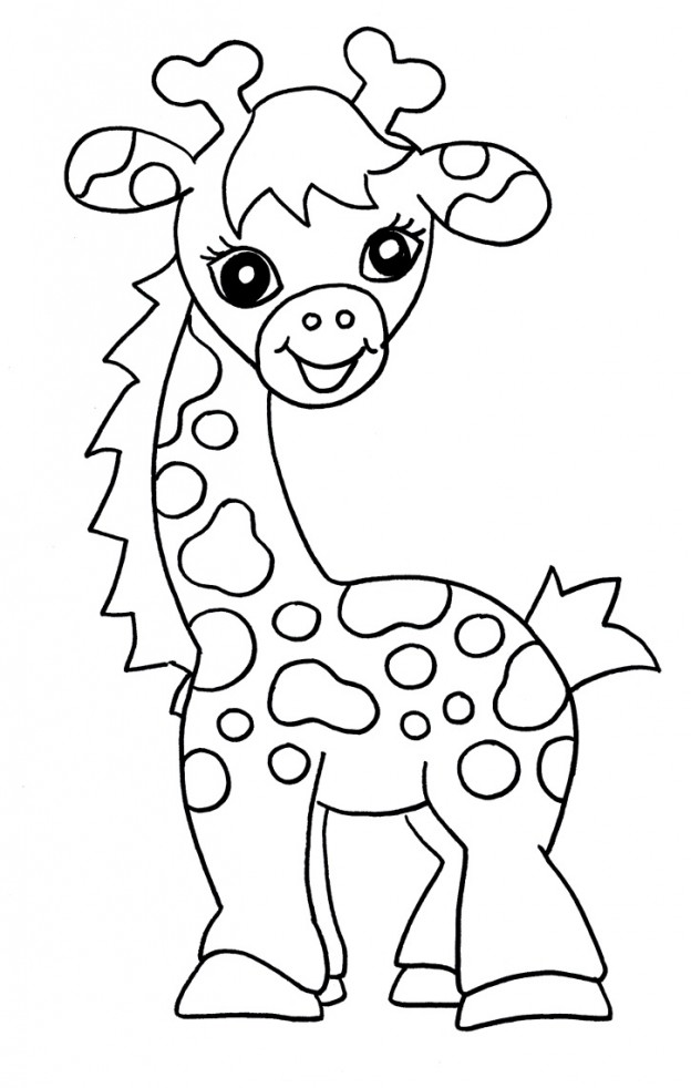 Coloring page: Giraffe (Animals) #7358 - Free Printable Coloring Pages