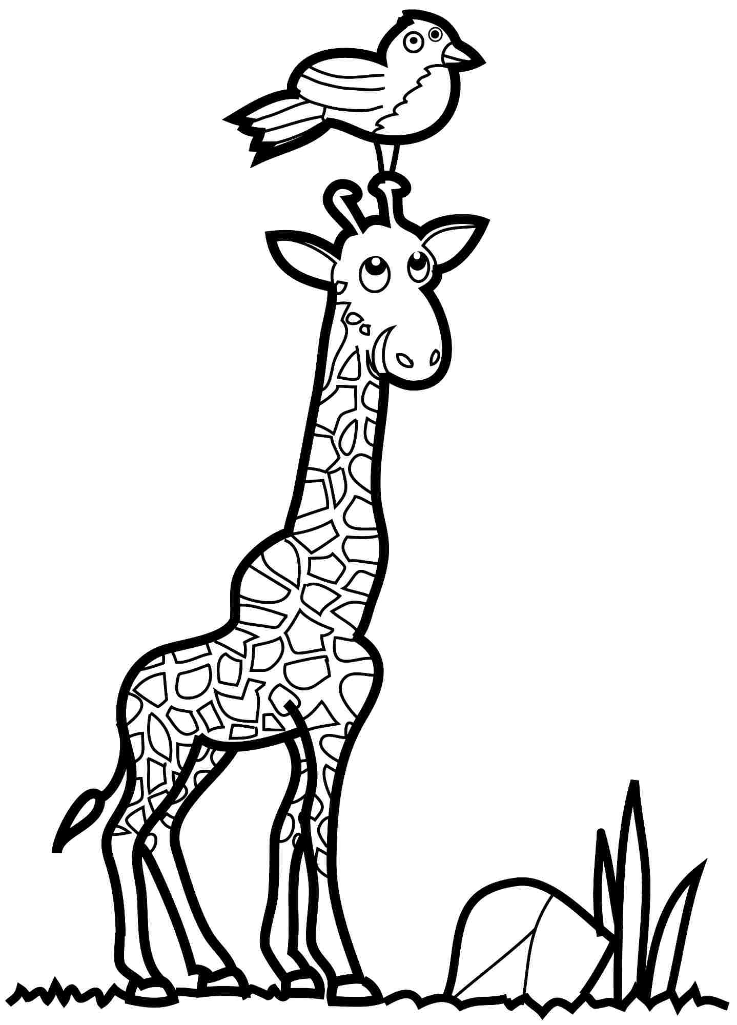 Coloring page: Giraffe (Animals) #7370 - Free Printable Coloring Pages