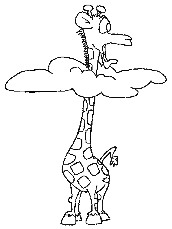 Coloring page: Giraffe (Animals) #7377 - Free Printable Coloring Pages