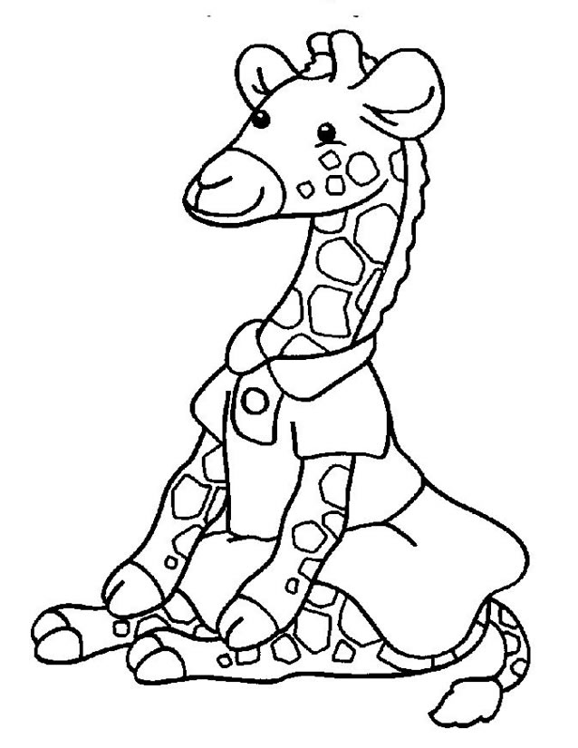 Coloring page: Giraffe (Animals) #7378 - Free Printable Coloring Pages