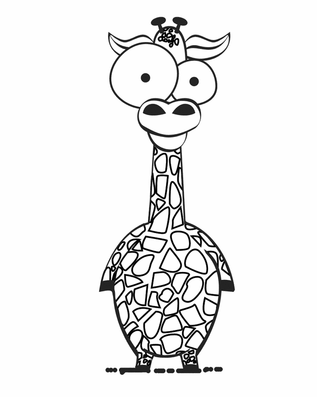 Coloring page: Giraffe (Animals) #7394 - Free Printable Coloring Pages