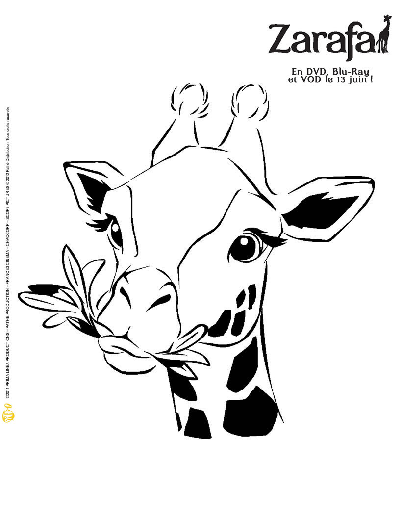 Coloring page: Giraffe (Animals) #7402 - Free Printable Coloring Pages