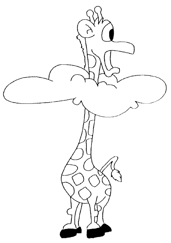 Coloring page: Giraffe (Animals) #7415 - Free Printable Coloring Pages