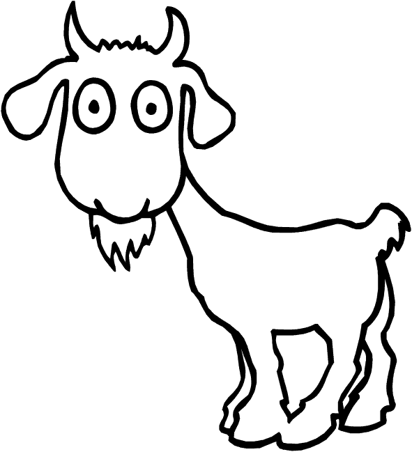 Coloring page: Goat (Animals) #2373 - Free Printable Coloring Pages