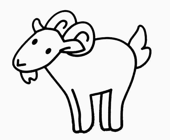 Coloring page: Goat (Animals) #2375 - Free Printable Coloring Pages