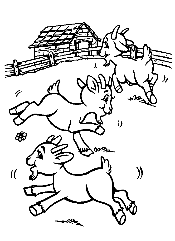 Coloring page: Goat (Animals) #2377 - Free Printable Coloring Pages